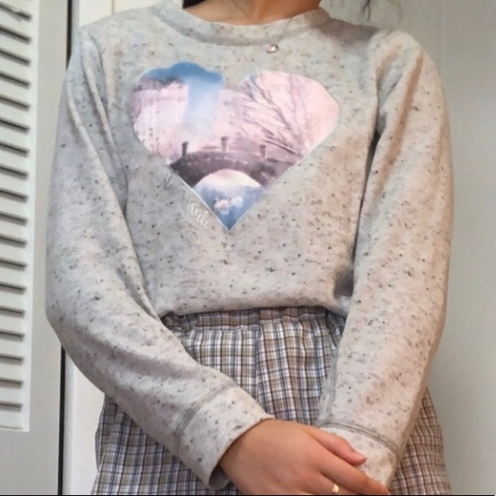 Gray Abercrombie sweater
